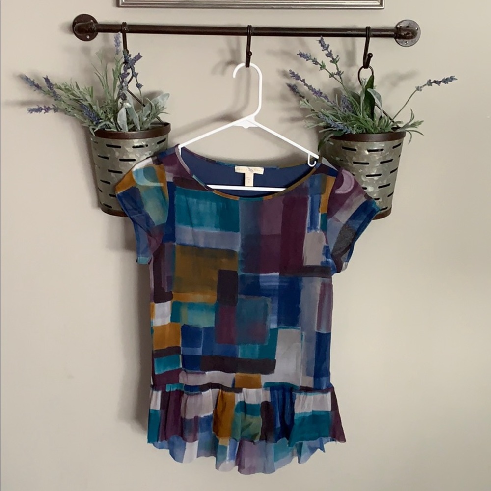 Anthropologie Peplum Top